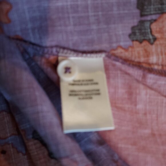 Anthropologie  Porridge Floral Puff Sleeve Button Down Top Size 1X NWOT - Picture 7 of 8